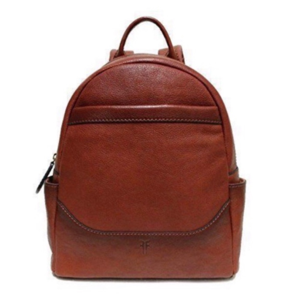 Cognac frye backpack purse